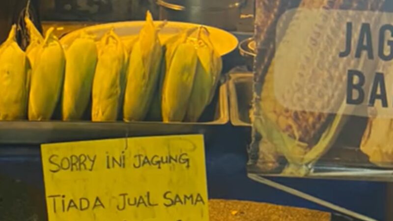 Nik Nazmi kesal gerai jagung bakar pamer notis perkauman