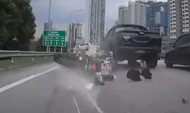 Pemandu Nissan Navara langgar suami isteri naik motosikal dipenjara 30 hari, denda RM12,000