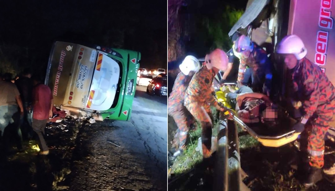 15 maut, bas bawa pelajar UPSI terlibat kemalangan di Gerik
