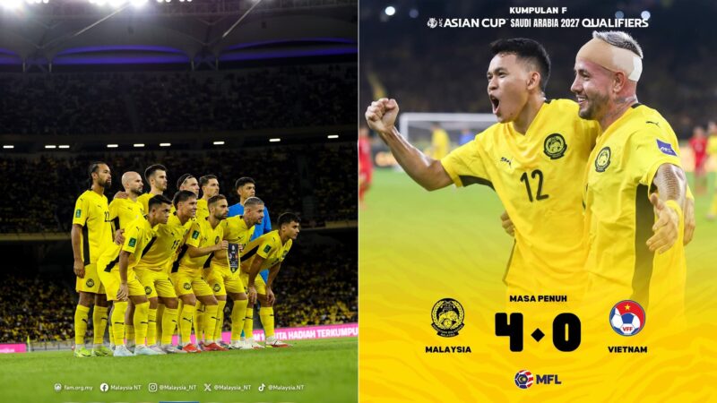 Badi 11 tahun berakhir, Vietnam jadi korban Harimau Malaya dengan jaringan 4-0