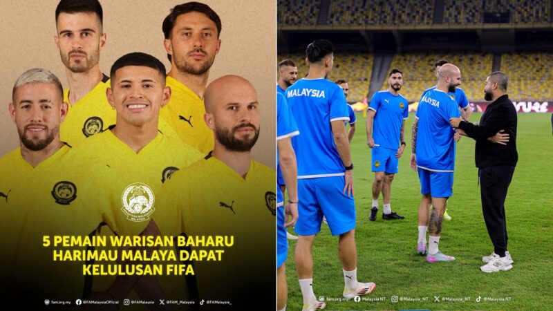5 pemain warisan lulus FIFA: Malaysia dapat tonik baru menjelang perlawanan dengan Vietnam
