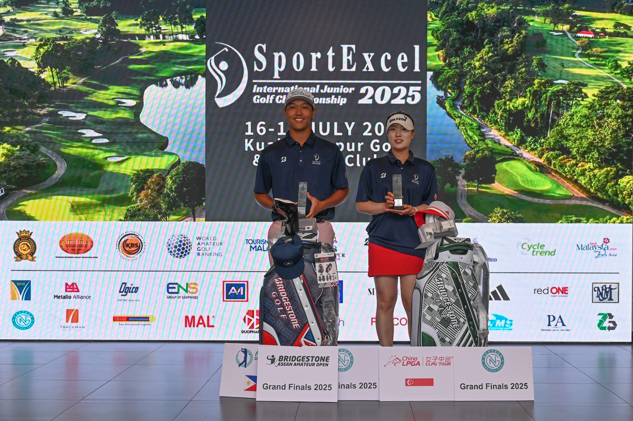 Pemain Korea sapu bersih kedua-dua gelaran di Kejohanan Golf Junior Antarabangsa SportExcel-KLGCC