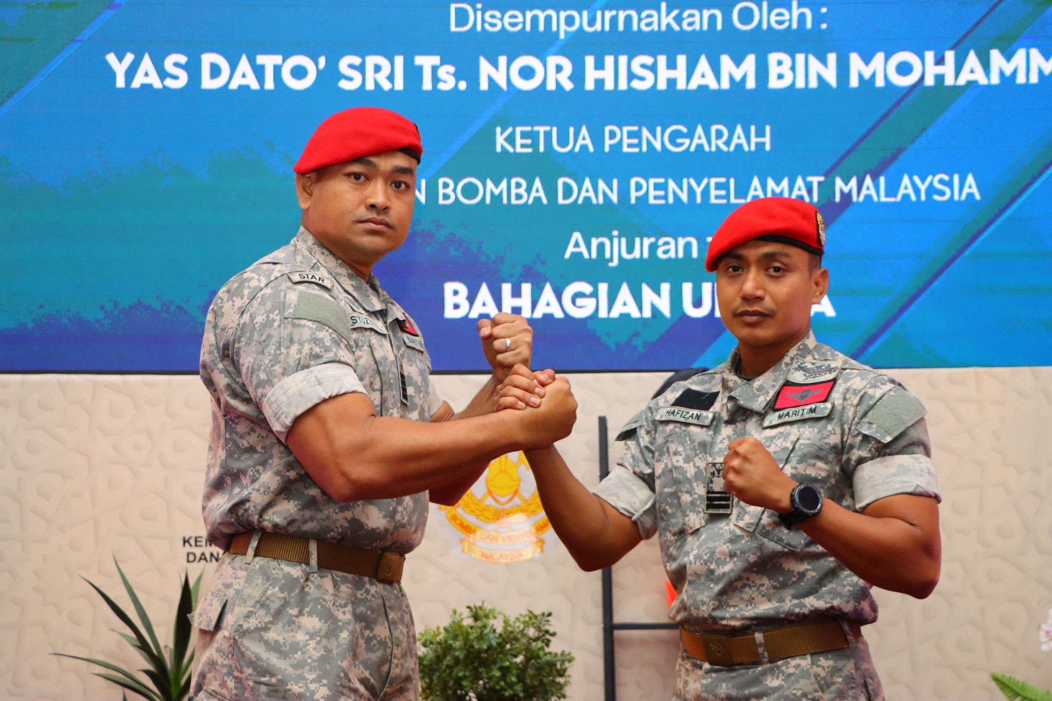 Dua pegawai STAR Team lakar sejarah buat Maritim Malaysia