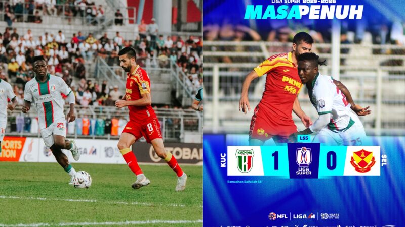 Selangor terus dirundung malang, tewas lagi di Kuching