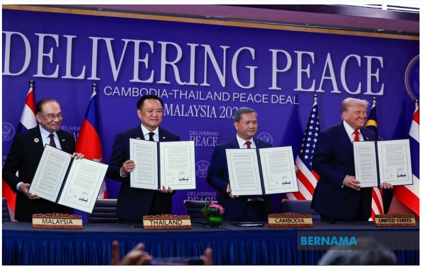 Anwar, Trump saksi perjanjian damaikan Thailand, Kemboja