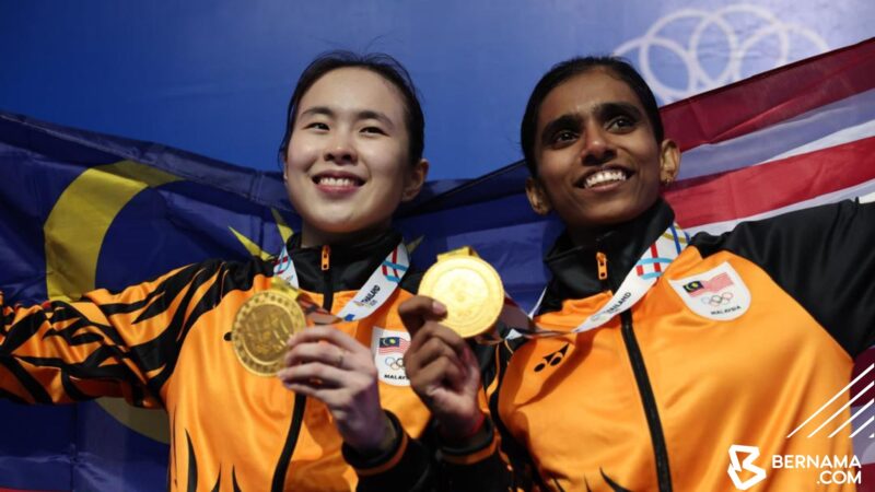 Syabas Pearly-Thinaah! Akhiri penantian 10 tahun emas Malaysia di Sukan SEA